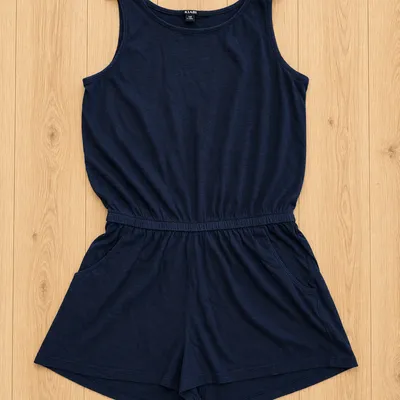 Combishort bleu marine Kiabi fille 12 ans